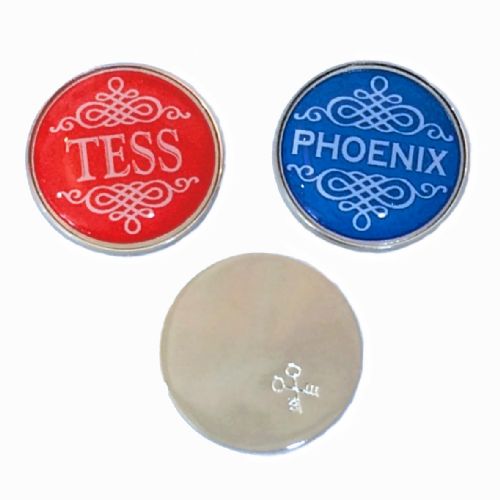 Text message metal token